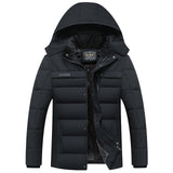 New Winter Jacket Men -20 Degree Thicken Warm Men Parkas Hooded Coat Fleece Man's Jackets Outwear Jaqueta Masculina