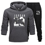 New Men Hoodies Suit Jordan 23 Tracksuit Sweatshirt Suit Fleece Hoodie+Sweat pants Jogging Homme Pullover 3XL Sporting Suit Male