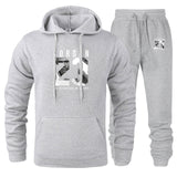 New Men Hoodies Suit Jordan 23 Tracksuit Sweatshirt Suit Fleece Hoodie+Sweat pants Jogging Homme Pullover 3XL Sporting Suit Male