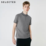 SELECTED Men's Summer Turn-down Collar Short-sleeved Polo S|419206503