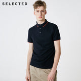 SELECTED Men's Summer Turn-down Collar Short-sleeved Polo S|419206503