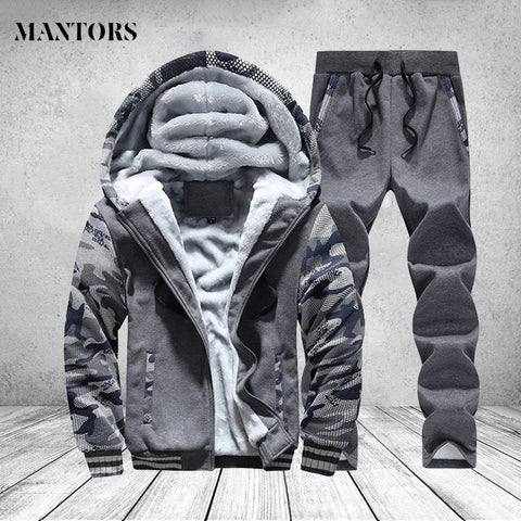 Winter Coat Men Casual Inner Fleece Thick Hooded Parka Men Clothing Brand Camouflage Windproof Warm Tracksuit Man Hoody Outwear