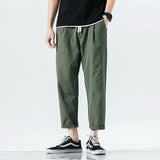 2020 New Summer Men's Black Army Green Harem Pants Streetwear Men Loose Casual Pants Ankle length Trousers S-3XL