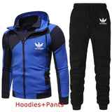 Autumn Winter Men's Sets Brand Sportswear Tracksuits 2 Piece Sets Men's Clothes Hoodies+Pants Sets Male Streetswear Coat Jackets