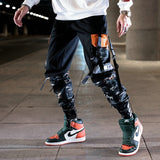 Multi Pockets Cargo Harem Jogger Pants Men Hip Hop Fashion Casual Track Trousers Streetwear Harajuku 2020 New Men Sweatpants