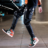 Multi Pockets Cargo Harem Jogger Pants Men Hip Hop Fashion Casual Track Trousers Streetwear Harajuku 2020 New Men Sweatpants