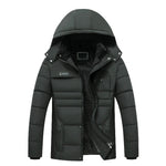 New Winter Jacket Men -20 Degree Thicken Warm Men Parkas Hooded Coat Fleece Man's Jackets Outwear Jaqueta Masculina