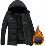 New Winter Jacket Men -20 Degree Thicken Warm Men Parkas Hooded Coat Fleece Man's Jackets Outwear Jaqueta Masculina