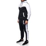 New Fashion Men Set Zipper Hoodies+Pants Sets Male Tracksuit Men's Casual Slim Fit Sportswear Male Brand Sweat Shirts Clothing